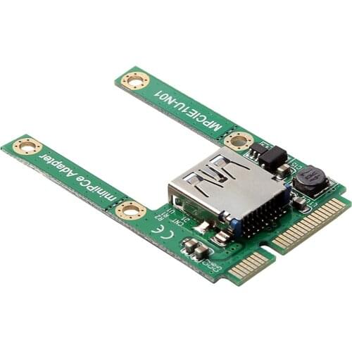 Mini PCI-E to USB 2.0 Expansion Card Laptop PC PCI Express PCIE USB2.0 Converter for Notebook USB Bluetooth Adapter Dropship