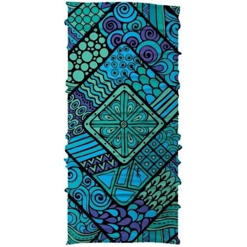 Necko Blue Mandala Buff Bandana Face Mask-DN0315 444978475