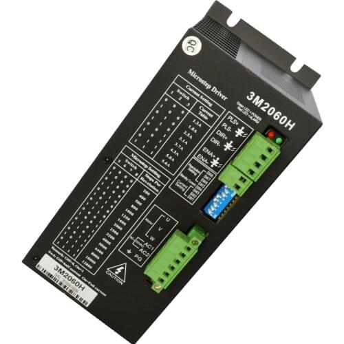 New High voltage stepper motor driver 3M2060 work 110-220VAC out 1.3A-5.6A 3-phase stepper driver work NEMA 42 AND NEMA 34 motor