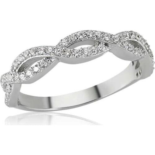 Original silver , In-LineInfinity ,Ring, Good Quality and Affordable Infinity ,Rings Types