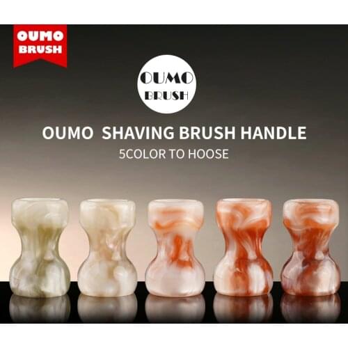 OUMO BRUSH - 100% hand made shaving brush resin handle