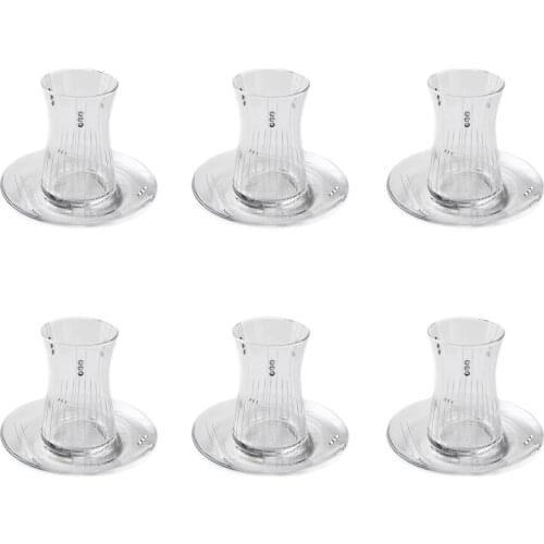 Paşabahçe heybeli 12 Piece Fortress Tea Set