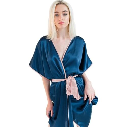 Sexy Short Women Nightrobes Short Sleeve Pajamas Bathrobe with Belt Photo Shoot Dress Party Evening Nightgowns