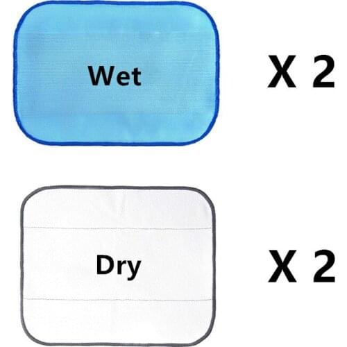 Wet and Dry Mopping Cloth for iRobot Braava 380 380t Floor Cleaning Robot