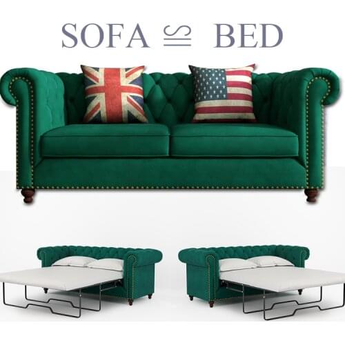 Velvet fabric sectional sofas Living Room Sofa bed set chesterfield alon couch puff asiento muebles de sala canape sofa cama