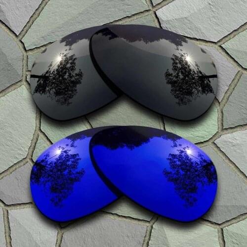 Grey Black&Violet Blue Sunglasses Polarized Replacement Lenses for Oakley Crosshair S