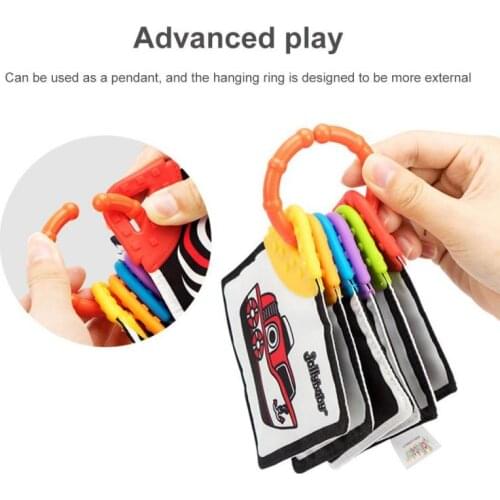 1pc Montessori Cloth Book Soft Educational Visual Stimulation Nontoxic Fabric Book Toys For 0 To 24 Months Babies Children