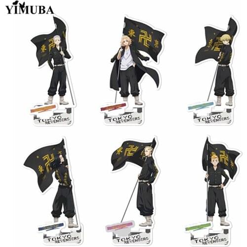 Tokyo Revengers Cosplay Figures Standing Model Plate Desktop Decor Fashion Print Double Sided Acrylic Model Toys Fans Collection