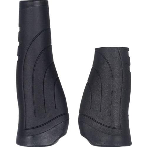 130mm+95mm MTB Mountain Bike Grips Bicycle Grips Handlebar Lockable Rubber Bar End Length Bicycle Accessories