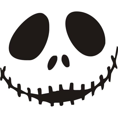 High Quality Halloween Wall Stickers Scary Skull Peel and Stick Wall Decals for Holiday Decoration