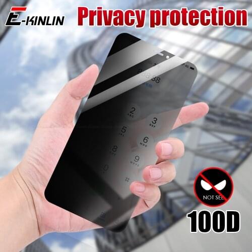 Privacy Screen Protector Cover For iPhone 12 11 Pro XS Max mini XR X SE 2020 8 7 6S 6 Plus Anti Spy Peeping Tempered Glass Film