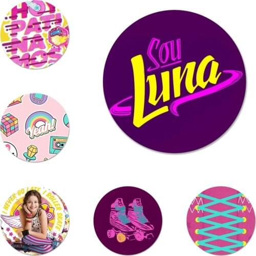 Soy Luna Badge Brooch Pin Accessories For Clothes Backpack Decoration gift 58mm