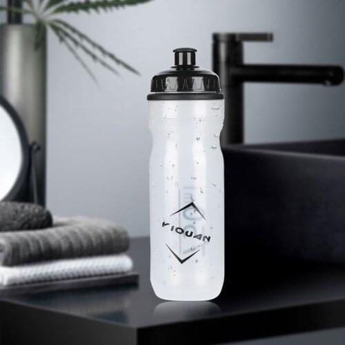 1Pcs Portable Transparent Water Bottle Gym Sports Fitness Outdoor Camping Climbing Cycling Kettle 750ML
