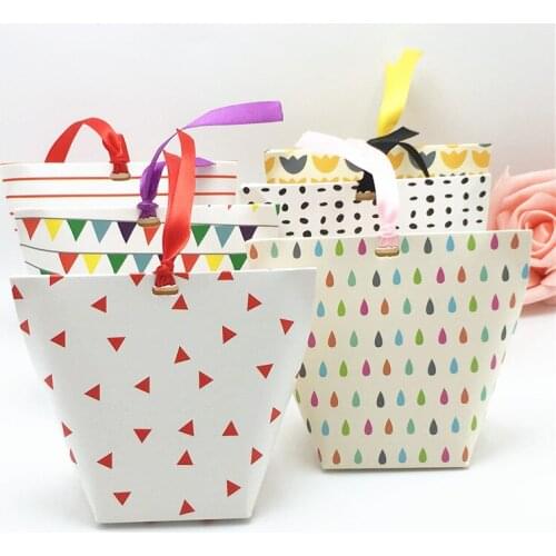 10/20/30/50 pcs Multi-pattern design Cute Candy Box Wedding Birthday Party Baby Shower Chocolate Box Festival Party Gift Box