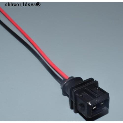 Worldgolden 3.5mm 2pin Ev1 fuel injectors male socket connector