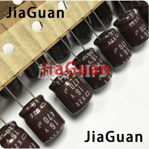 20pcs NEW NIPPON KZE 16V470UF 10X12.5MM NCC electrolytic Capacitor 470UF 16V CHEMI-CON 470uf/16v