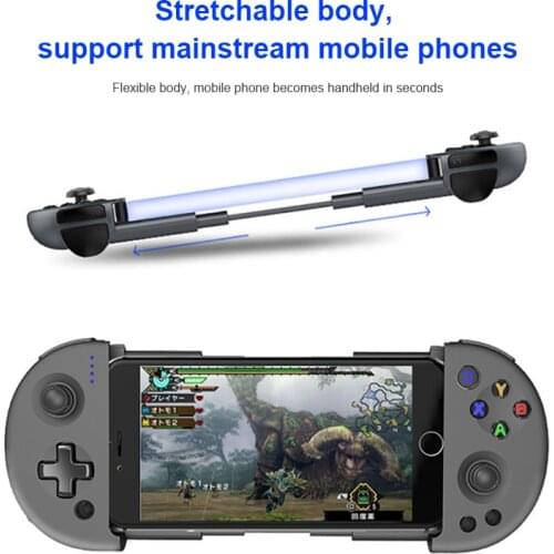 Wireless Joystick For Phone Gamepad Android Game Controller Bluetooth Extendable Joystick For 3.5-6.5 Inch Android IOS