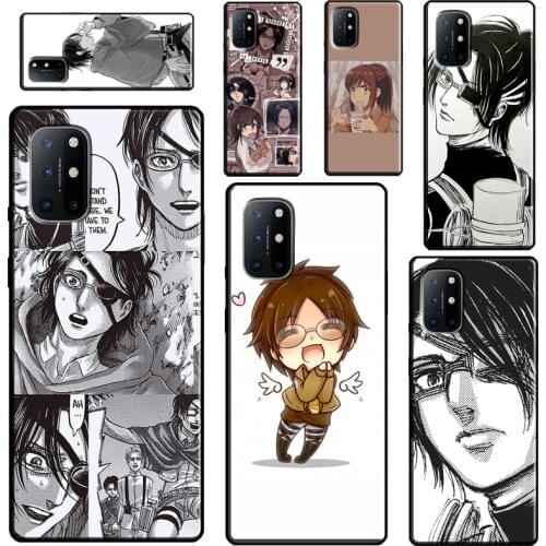 Hange Zoe Attack on Titan anime For OnePlus 9 Pro 8 Pro Nord 8T 9R Case Cover For Realme 8 Pro 6 7 Q3 Pro GT C21 C11 C3