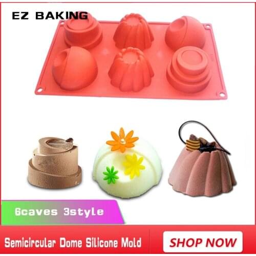 EZ BAKING Silicone Cake Molds