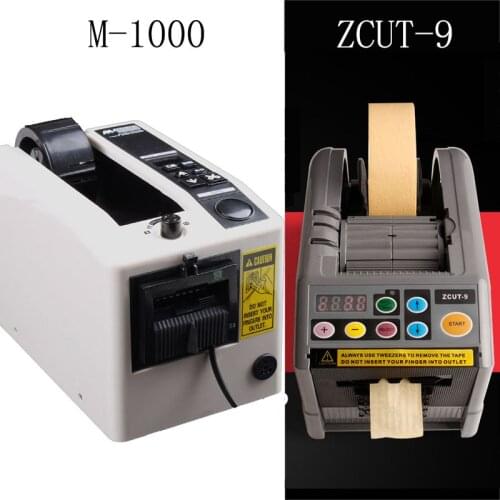 M-1000 ZCUT-9 Automatic Packing tape dispenser Tape adhesive cutting cutter machine 220V/110V Office Equipment Adhesive Slitting