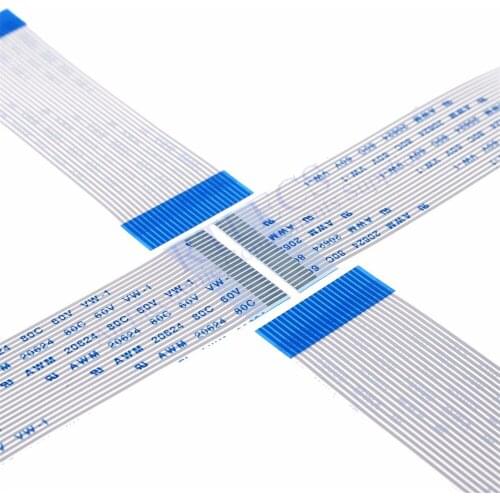 10pcs Flexible Flat Cable FFC 22 PIN 1.0 mm pitch same ends Length 80 100 120 150 200 300 400 500 600 800mm