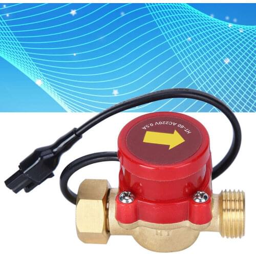 HT-60 4-4 G3/4inch 220V 60W Water Flow Sensor Switch Meter Pressure Controller Automatic Circulation Pump Thread Connecto