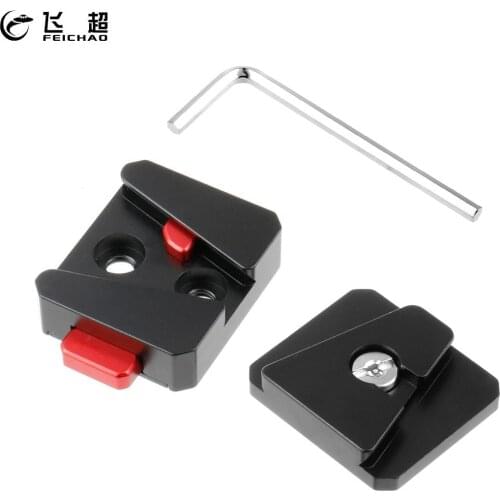 Camera Quick Release V Mount Lock QR System 1/4 for Tripod Monopod Slider DSLR Video Gimbal DJI Ronin S SC Zhiyun Crane Weebill