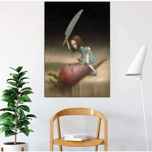 Canvas Paintings Nicoletta Ceccoli Wall Artwork Poster Girls Don't Cry Pictures Prints Home Decor For Living Room Modular Frame