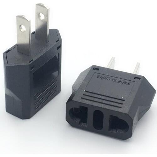 China CN Japan US Plug Power Adapter European EU To US American Travel Adapter Electrical Plug Sockets AC Converter Outlet