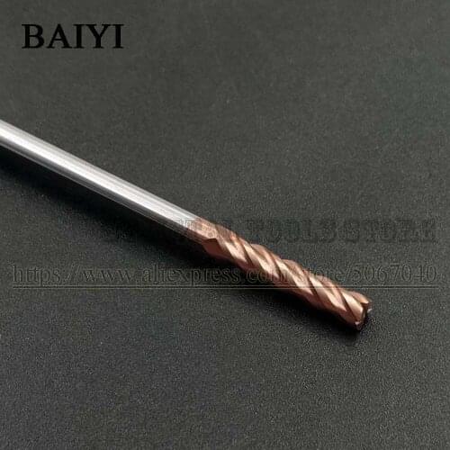 10P End Mills HRC55 D1.5mm Carbide Mill Cutter Alloy Tungsten Steel Tools Cnc Maching 4 flute Endmills Milling Cutter Mill Cutte