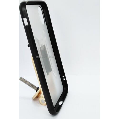 Bike Stem Cap Mount Phone Holder Stand Bicycle Mount with ClipGrip Case & Texel WebGrip Wrench for iPhone XR, XS,XS-Max,11,11Pro