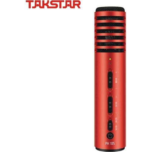 TAKSTAR PH 105 Smart Phone Microphone Handheld Condenser MIC microfone for Karaoke/ Live Online Broadcast/ Live Broadcast APP