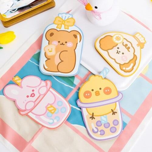 Tanabata Girly Style Cute Bear Birthday Card Cartoon Hand Account Handwritten Blessing Message Card Postcard Decoration Gift