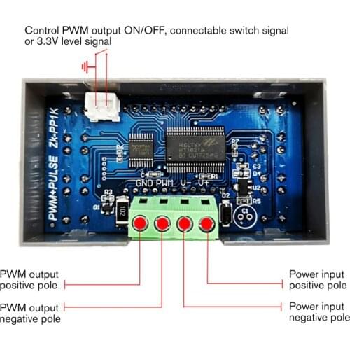 ZK-PP1K PWM Pulse Frequency Duty Cycle Adjustable Module Square Wave Rectangular Wave Signal Function Generator