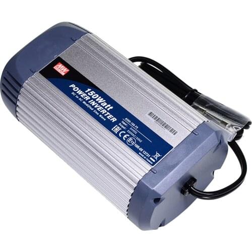 Original MEAN WELL 150W Modified Sine Wave DC-AC Power Inverter A302-150-F3 Input 24VDC to Output 230VAC