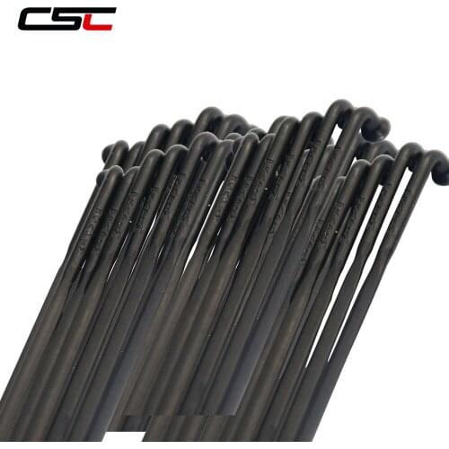 Radios Sapim DE RAYOS CX, radios Aero negros sombreados + pezones de aluminio, gancho en forma de J/tirón recto