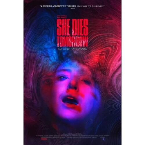 She Dies Tomorrow Movie Art print Silk poster Home Wall Decor