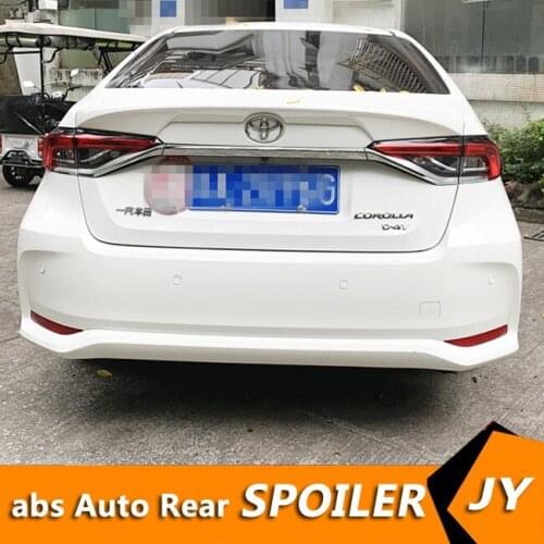 For Toyota Corolla Spoiler 2019-2021 Corolla ex Spoiler tNF ABS plastic Material Car Rear Wing Color Rear Spoiler