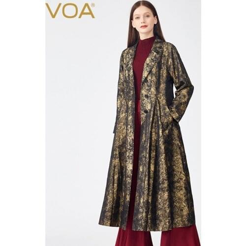 Женские длинные тренчи VOA China At AliExpress