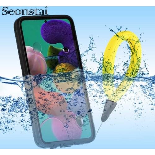 Water-resistant Case for Samsung Galaxy A51 Cases Shockproof IP68 Waterproof Phone Case for Samsung A51 A 51 Diving Cover