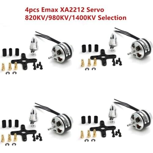 4set/lot Original EMAX Emax XA2212 820KV 980KV 1400KV 3S Brushless Motor for Mini 250 280 FPV Quadcopter Quadcopter