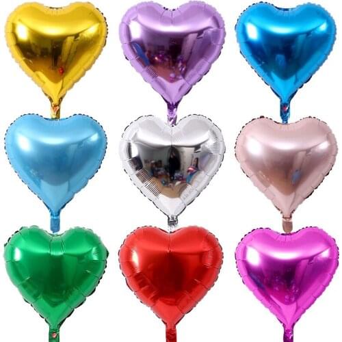 5pcs 10 inch heart-shaped balloons wedding decoration arrangement balloons party decoration love balloons wholesale