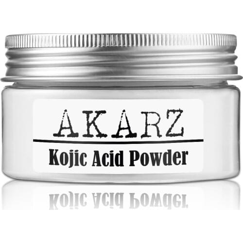 AKARZ pure 99.9% Kojic Acid 25g anti freckle treatment removal spot skin Whitening Stability lightening Stability fade freckle