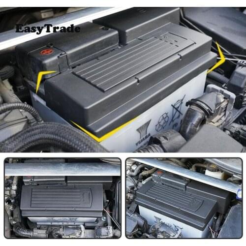 For Toyota CHR 2017 2018 2020 Accessories ABS Car Battery Cover Guard Protection Shield Engine Battery Protector Upper Cover