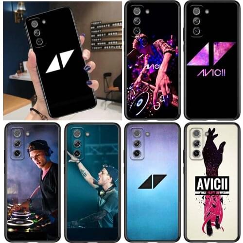 DJ Avicii Tim Bergling R.I.P for Samsung Galaxy S21 Ultra Plus Note 20 10 9 8 S10 S9 S8 S7 S6 Edge Plus Black Phone Case