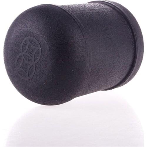 Black PVC Dice Cup Board Game KTV Pub Casino Party Game Dice Box with 5 Dices E56D