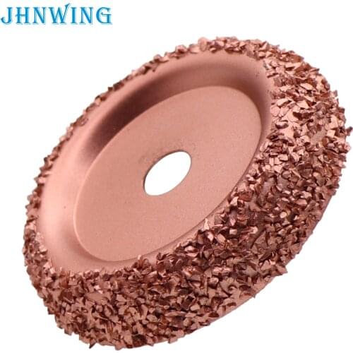 65mm Large Buffing Wheel Coarse / Fine Grit Tungsten Carbide Rasp w/ Adaptor Round Grind Rasp Woodworking Tire Repair Tool 1 pc