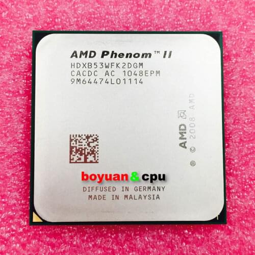 AMD Phenom II X2 B53 2.8 GHz dual-core CPU Processor HDXB53WFK2DGM Socket AM3