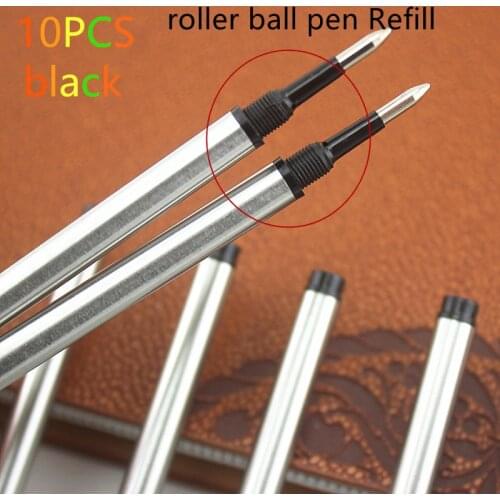 Jinhao high quality 10pcs Black /blue Universal Ink Refill Rollerball Pen New