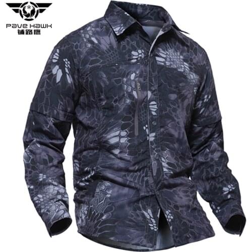 Camouflage of military tactics shirt uniform soldier man outdoor leisure hunting camouflage clothing
